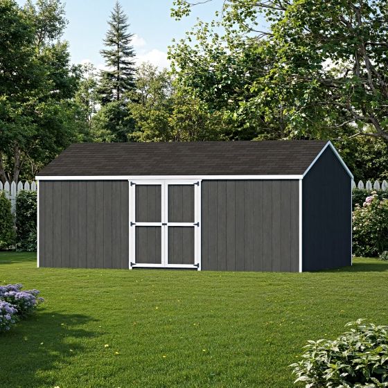Bring Practical Storage to Your Backyard with Little Cottage Co. Value Gable Shed with Side Entry. + FREE shipping.