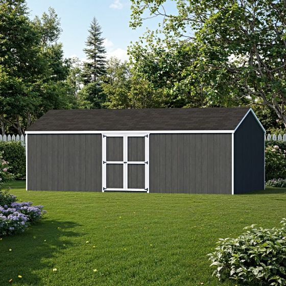 Bring Practical Storage to Your Backyard with Little Cottage Co. Value Gable Shed with Side Entry. + FREE shipping.