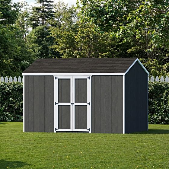 Bring Practical Storage to Your Backyard with Little Cottage Co. Value Gable Shed with Side Entry. + FREE shipping.