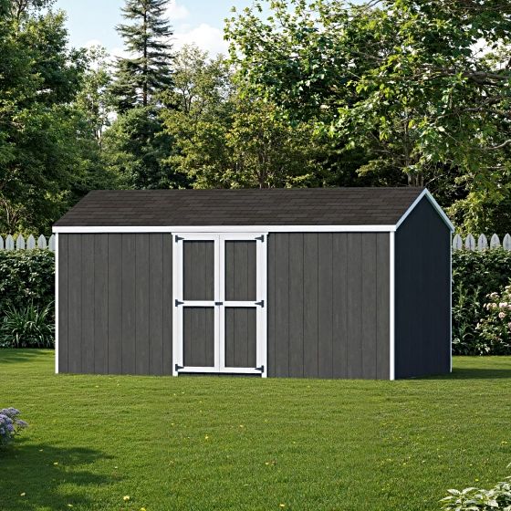 Bring Practical Storage to Your Backyard with Little Cottage Co. Value Gable Shed with Side Entry. + FREE shipping.