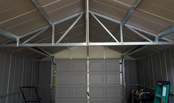 Murryhill Garages Sturdy Steel Truss System!