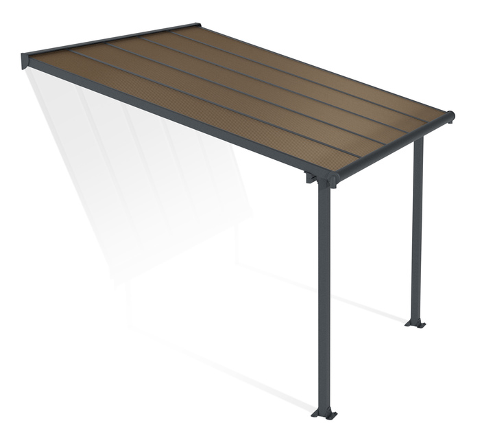 Palram 10x10 Olympia Patio Cover Kit - Gray Bronze