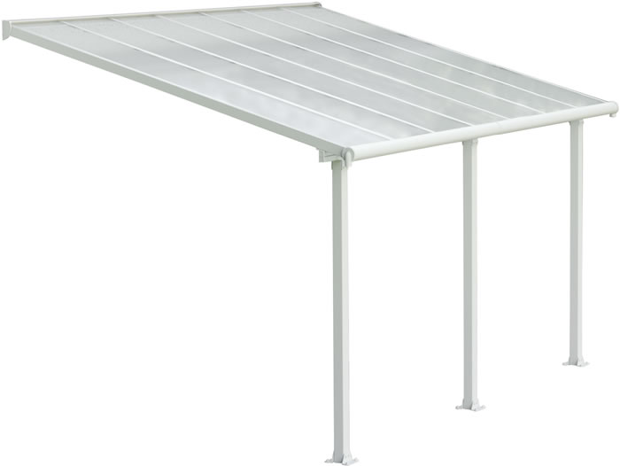 Palram 10x14 Olympia Patio Cover Kit - White