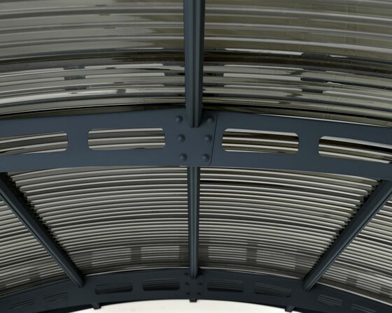 Palram - Canopia 10x16  Atlas 5000 Carport - Gray/Bronze 