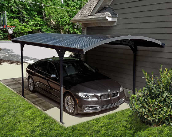 Palram - Canopia 10x16  Atlas 5000 Carport - Gray/Bronze 
