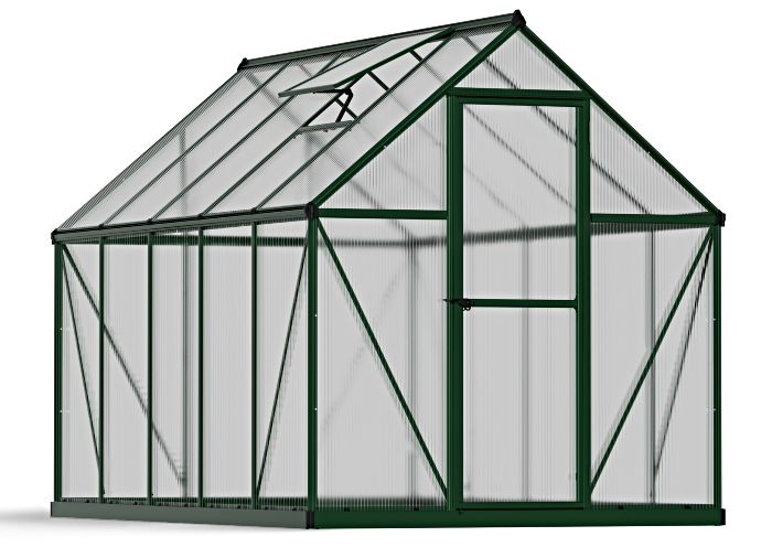Palram 6x10 Mythos Hobby Greenhouse - Green