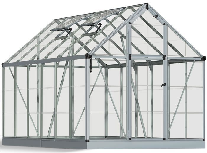 Palram 6x12 Snap & Grow Hobby Greenhouse Kit - Silver