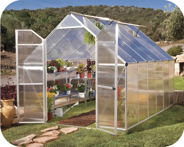 Palram 8x12 Essence Greenhouse Kit - Silver