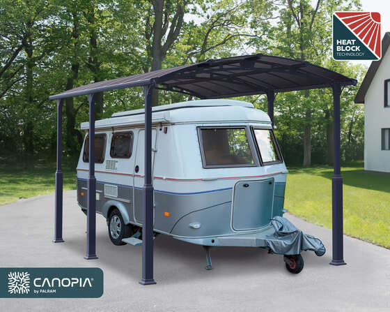Palram - Canopia 12x16 Arcadia Alpine Carport Kit HG9125