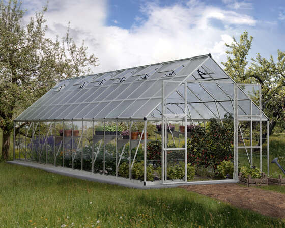 Palram - Canopia Balance 10x28 Greenhouse Kit - Silver 