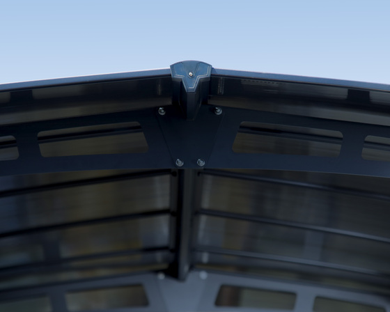  Durable Aluminum Frame - Strong and corrosion-resistant.