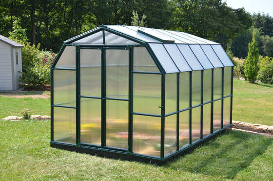 Palram - Canopia Grand Gardener 8x12 Greenhouse Kit Assembled