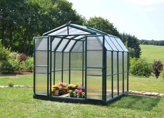 Palram - Canopia Grand Gardener 8x8 Greenhouse Kit
