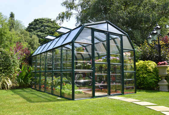 Palram - Canopia Grand Gardener 8x12 Greenhouse Kit Garden View