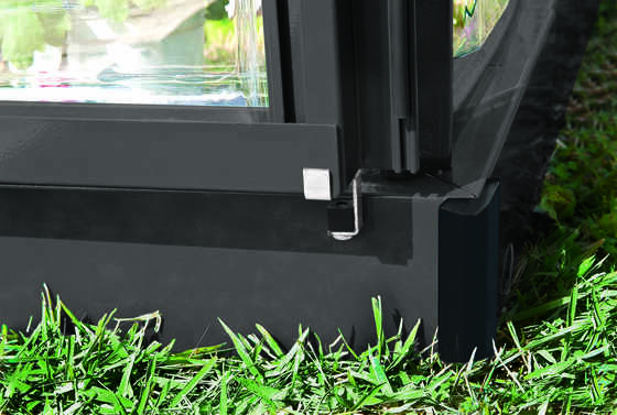  Galvanized steel base adds stability and support.