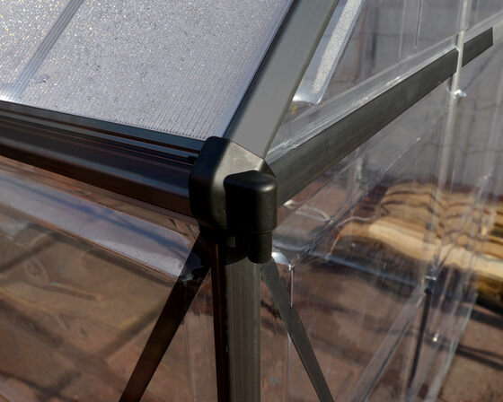  Also includes integrated rain gutters for convenient rainwater collection.