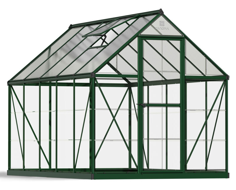 Palram - Canopia Hybrid 6x10 Greenhouse Kit - Green Palram - Canopia Hybrid 6x10 Greenhouse Kit - Green