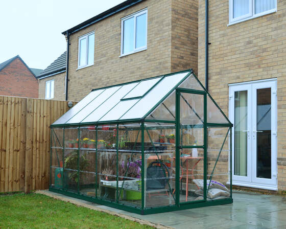 Complete greenhouse kit designed for easy DIY assembly and productive growing.