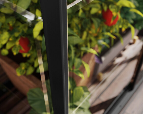 Durable, rust-resistant aluminum frame provides lasting strength and stability.