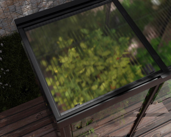 Durable polycarbonate panels provide excellent light transmission and UV protection.