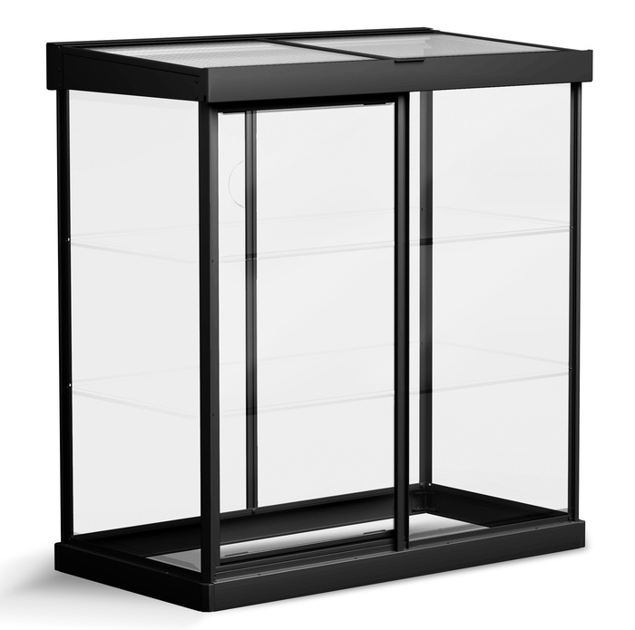 Palram - Canopia Ivy 4x2 Mini Greenhouse Kit - Black