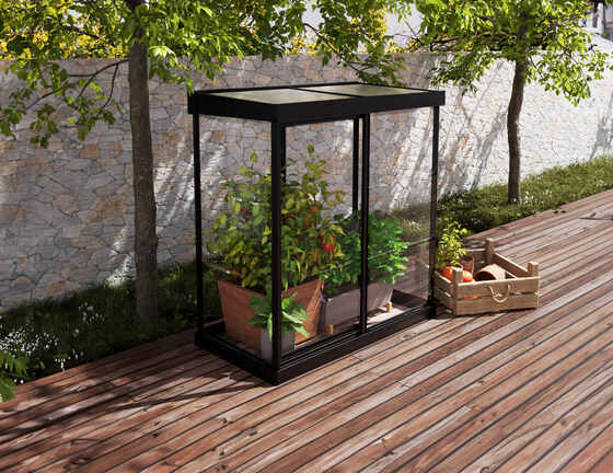 Ivy 4x2 Mini Greenhouse offers durable, compact year-round growing.