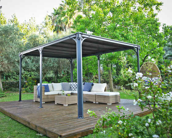 Palram - Canopia 10x14 Milano 4300 Gazebo Kit