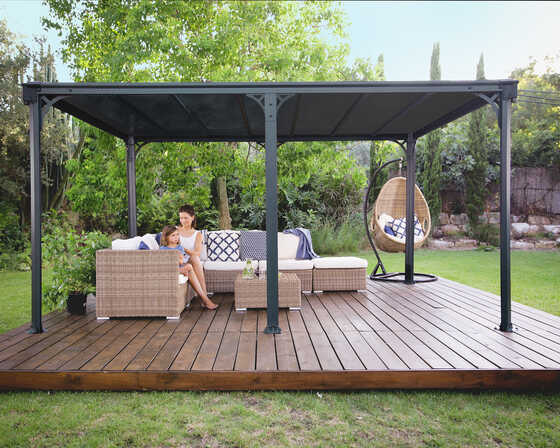Palram - Canopia 10x14 Milano 4300 Gazebo Kit