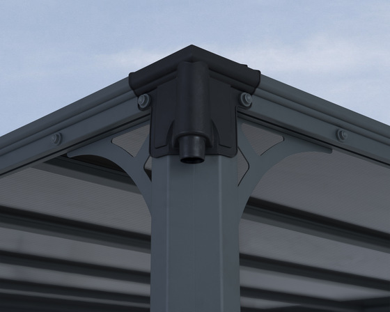 Palram - Canopia 10x14 Milano 4300 Gazebo Kit