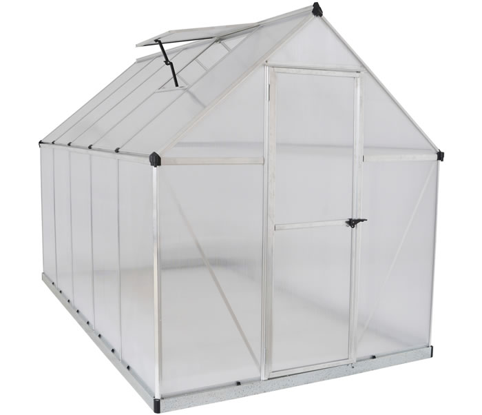 Palram 6x10 Mythos Hobby Greenhouse - Silver