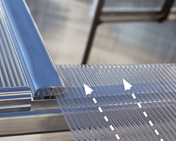 Easy-slide panels make setup quick and simple.