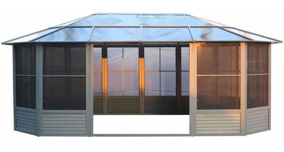 Gazebo Penguin 12x18 Florence Solarium Polycarbonate Roof 41218-32
