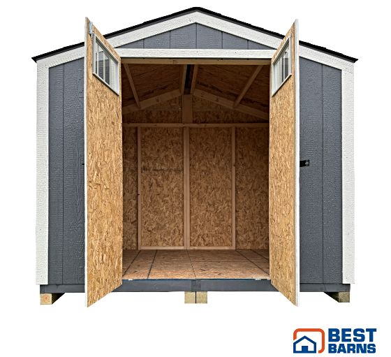 Elegant prehung doors with transom windows & wide door opening