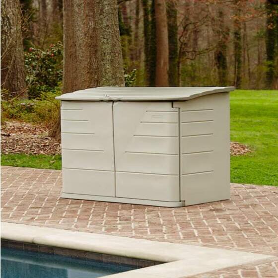 Rubbermaid 5x2.6 Horizontal Storage Shed Kit!