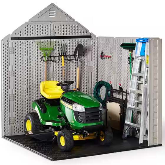Rubbermaid 5x6 Vertical Storage Shed Kit!