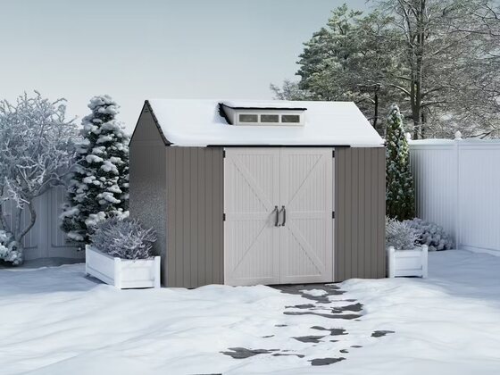 Rubbermaid 7x10.5 Resin Storage Shed -Ready for all weather use
