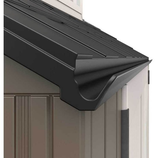 Durable roof design adds lasting protection for outdoor storage.