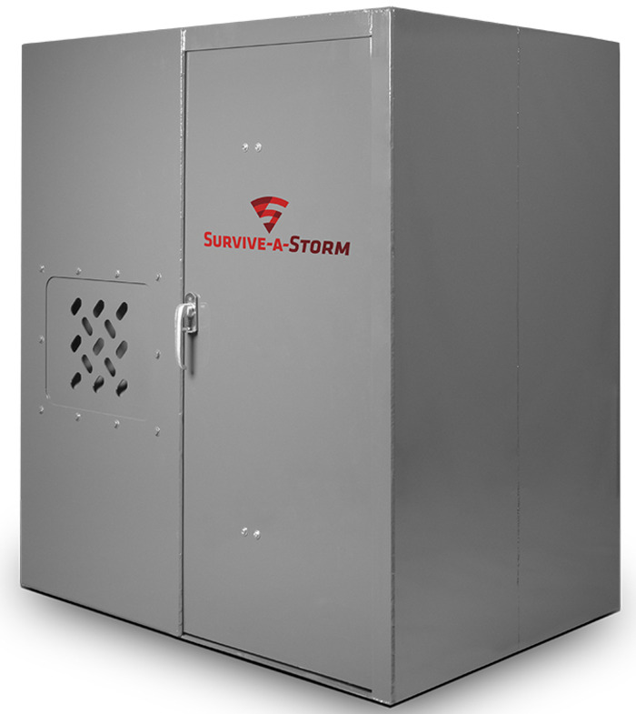 Survive-A-Storm Extreme 6x4 Above-Ground Steel Shelter Kit