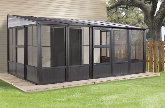 Charleston Features a Galvanized Steel Roof & Sliding Windows with Mosquito Netting