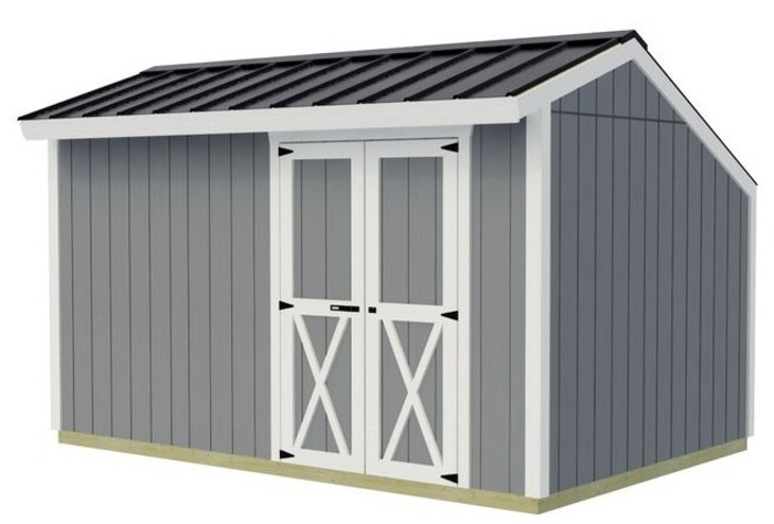 Best Barns Sophisticated Salt Box 8x12 Wood Shed Kit