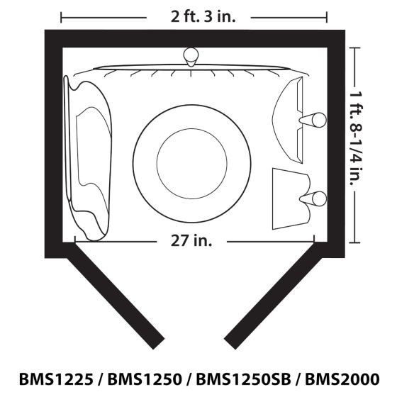 Suncast 22 Cubic Feet Vertical Resin Shed dimensions.