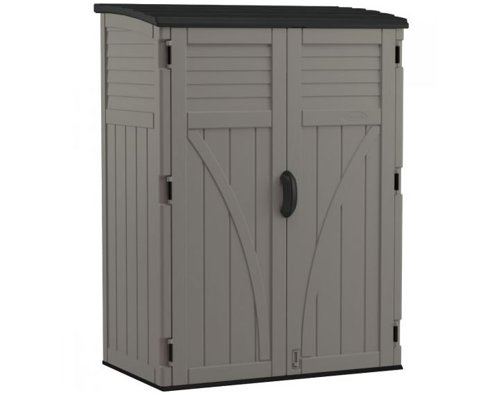 Suncast 4x3 Vertical Plastic Shed Kit w/ Floor