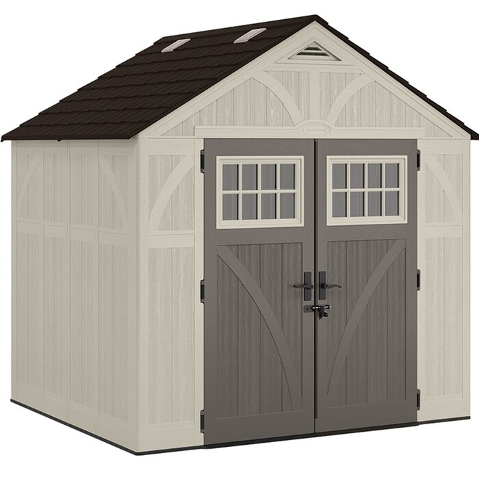 Suncast 8x7 Tremont Resin Shed Kit w/ Floor Suncast 8x7 Tremont Resin Shed Kit w/ Floor