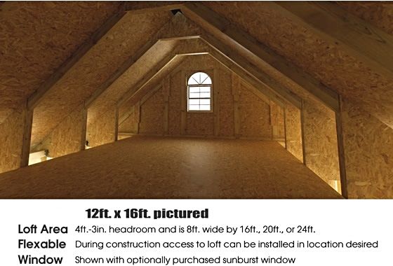 Maximize your storage with a full-length loft offering extra headroom for all your gear.