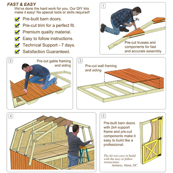 Best Barns Pre-Cut Easy Assembly