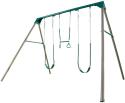 Lifetime Three-Station Metal Swing Set - Earthtone