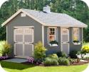 EZ-Fit Riverside 12x20 Wood Storage Shed Kit