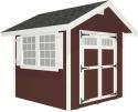 EZ-Fit Homestead 8x8 Wood Storage Shed Kit