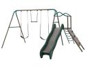 Lifetime Climb and Slide Swing Set Playset - Earthtone