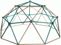 Lifetime Earthtone Dome Climber Gym Play Set